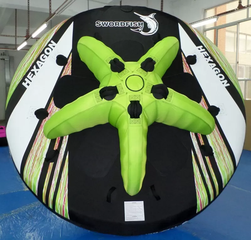 Hexagon towable tube-5